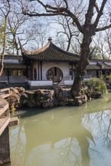Fototapeta premium Humble Administrator's Garden, the largest garden in Suzhou, China. UNESCO heritage site.