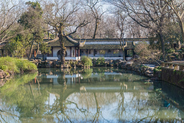 Pavilion in Humble Administrator's Garden in Suzhou, China