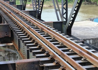 railway bridge over the river