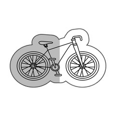 Naklejka premium bicycle vehicle isolated icon vector illustration design