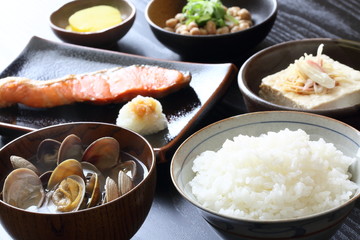 日本の朝ごはん　Japanese breakfast