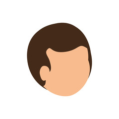 young man avatar character vector illustration design