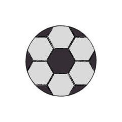 balloon soccer isolated icon vector illustration design