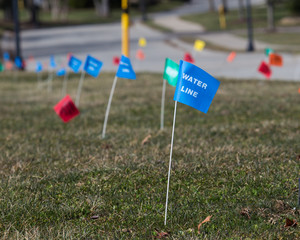 Construction Flag Utility Marker