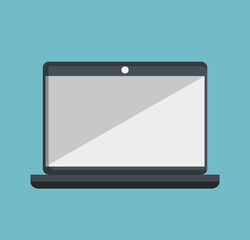laptop computer isolated icon vector illustration design