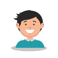 father avatar character icon vector illustration design