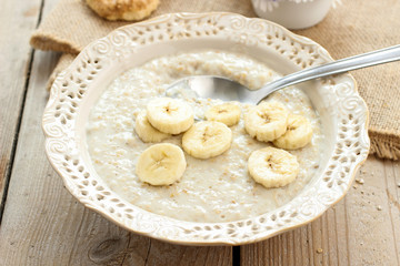 Banana soup for lunch