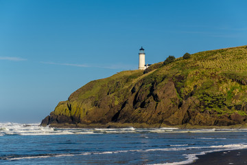 North Head Lighthouse at Pacific coast, built in 1898