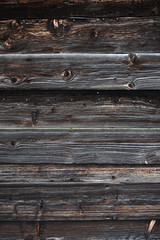 Detailed fragment of wooden backdrop with impressive structure, background