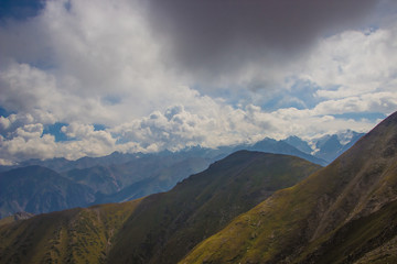 Mountain landscape in Kazakhstan, near Almaty city