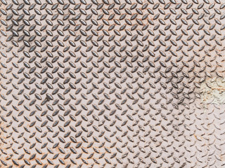 diamond shape metallic ironwork texture background