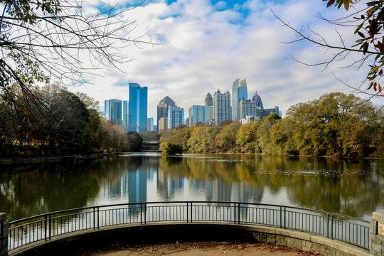 Piedmont Park - Atlanta Skyline