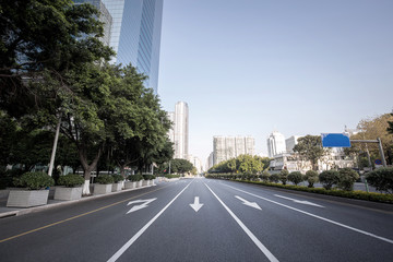 Road in the city