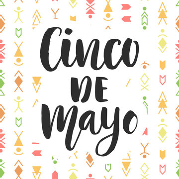 Cinco de Mayo. Mexican holiday poster