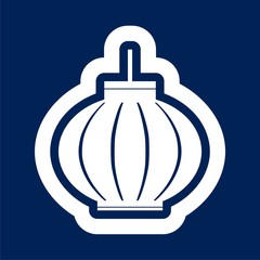 Chinese Lantern icon - Illustration