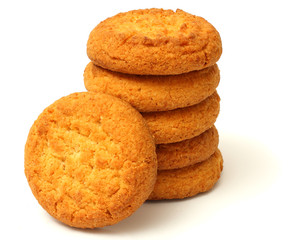 biscuit isolated on white background