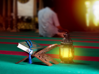 still life image of the Quran.