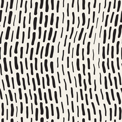 Abstract Background With Rounded brush strokes. Doodle Vector Seamless Pattern.