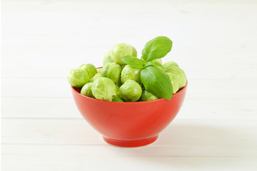 raw Brussels sprouts