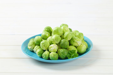 raw Brussels sprouts