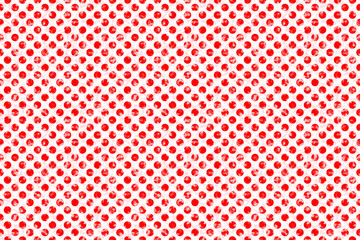 Polka Dot Red and Pink Blotchy Pattern