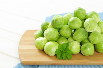 raw Brussels sprouts