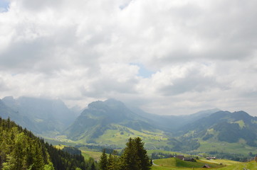 Fototapeta premium mountain landscape in Appenzell Switzerland