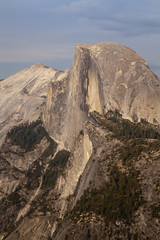 A view of Half Dome in Yosemite, California 