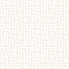 Maze Tangled Lines Contemporary Graphic. Abstract Geometric Background Design. Vector Seamless Pattern.