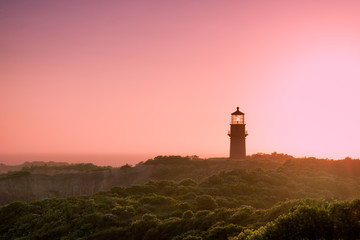 Fototapeta na wymiar Lighthouse Coastal New England