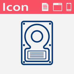 icon of hard disk