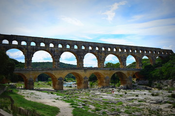 Obraz premium Pont du Gard