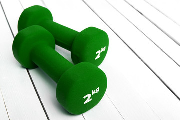 color dumbbells weight for fitness.
