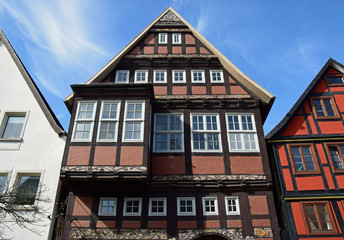 Fototapeta premium Fachwerk in Stadthagen