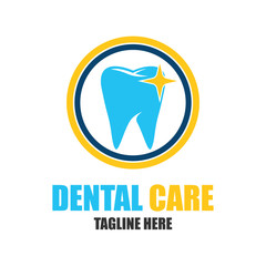 teeth for dentistry / stomatologist / dental clinic logo. flat vector illustration