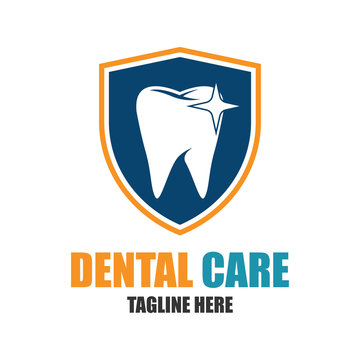 teeth for dentistry / stomatologist / dental clinic logo. flat vector illustration