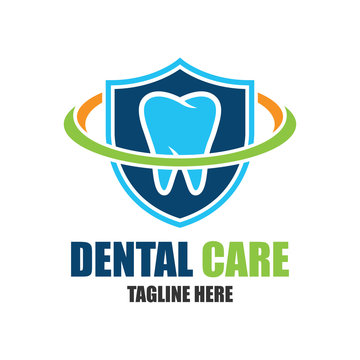 teeth for dentistry / stomatologist / dental clinic logo. flat vector illustration