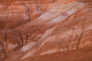 Background of red clay