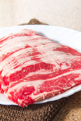 a tasty cuisine photo of raw beef