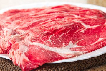 a tasty cuisine photo of raw beef