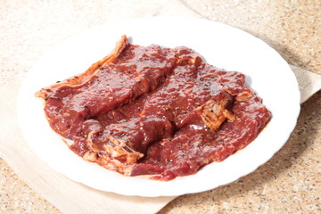 a tasty cuisine photo of raw beef