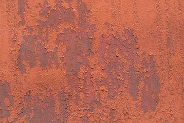 iron surface is covered with old paint texture background