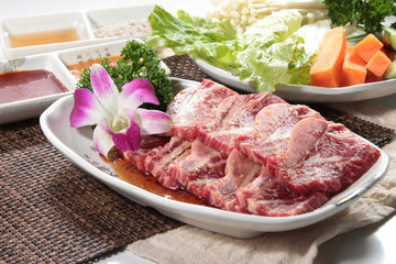 raw beef