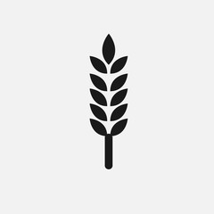 Wheat icon Vector.