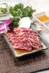 raw beef