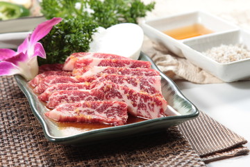 raw beef