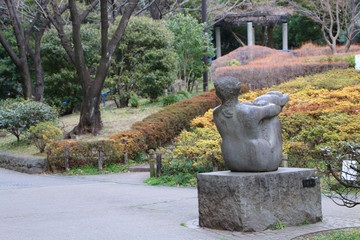 公園の像