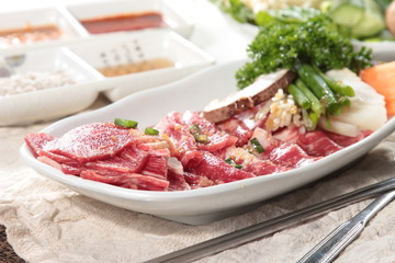 raw beef