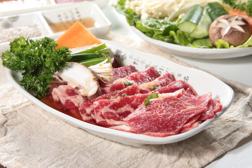 raw beef