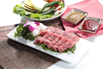 raw beef